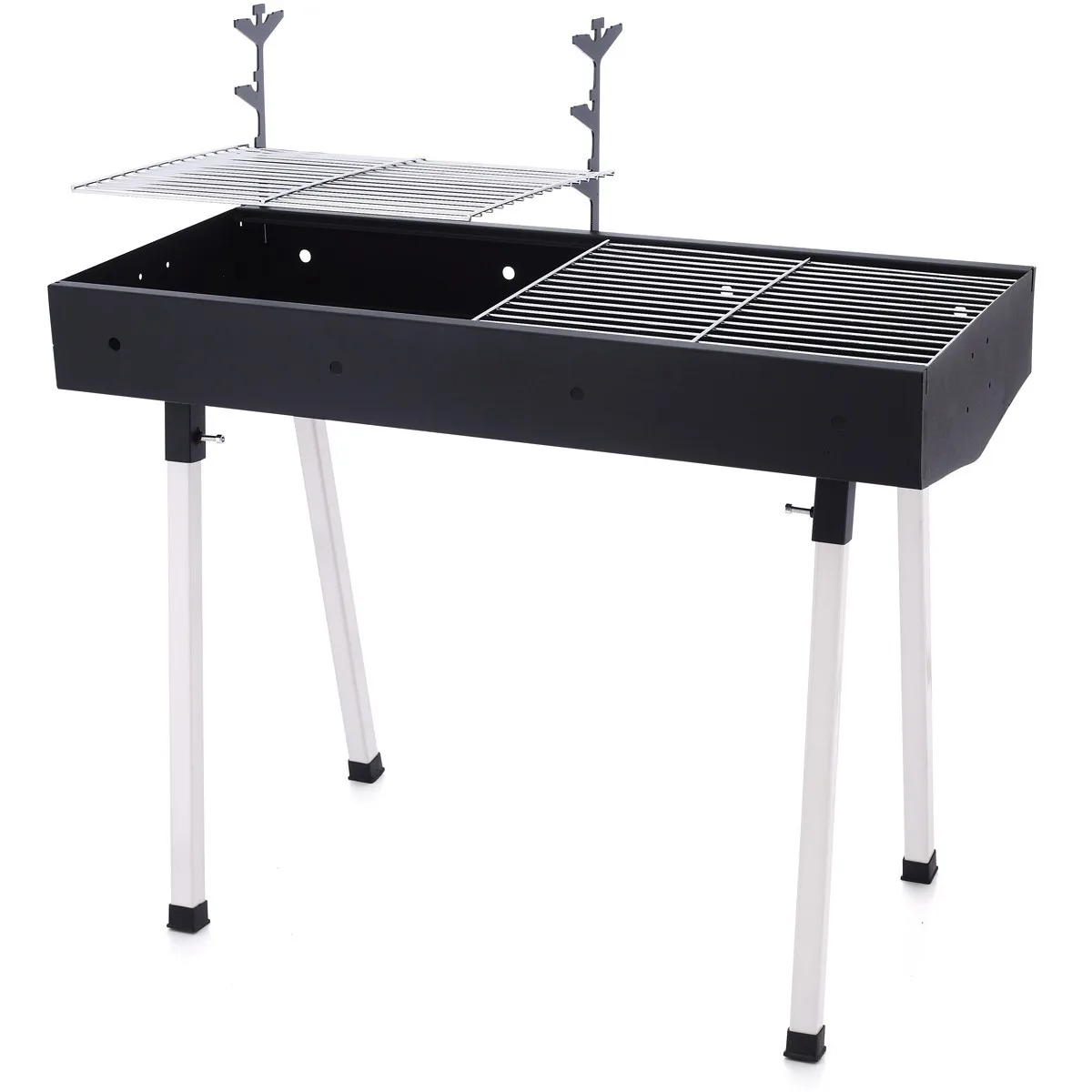 Camping BBQ Supplies Outdoor Charcoal BBQ Grill Thickened