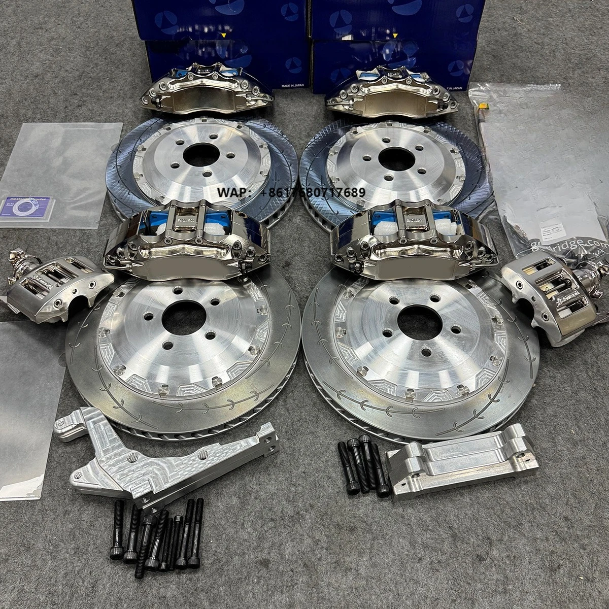 

EC670 Front 6-piston Rear 4-piston Brake Caliper Suitable for Golf5 GTI Mk7R Teramont Mk8 tiguan PASSAT Kodiag RS TT Cls
