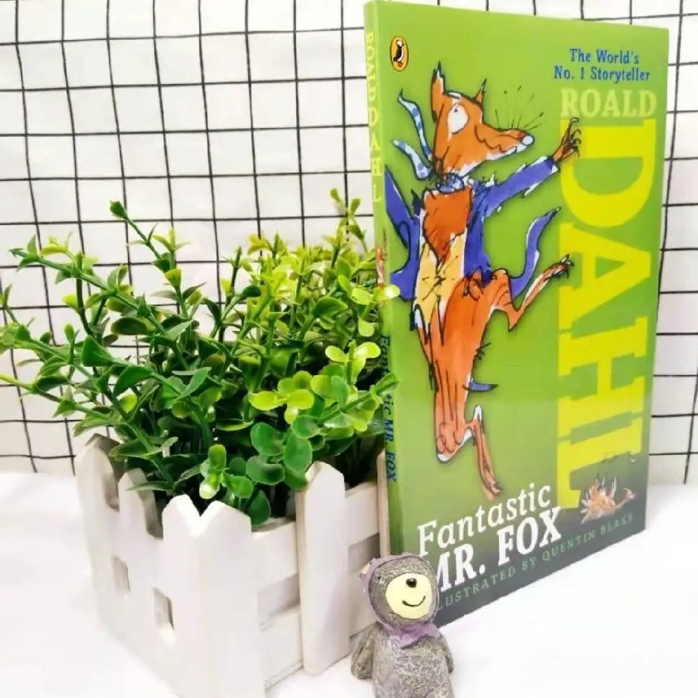 

Fantastic Mr. Fox children's English fiction books fun illustrated literature books