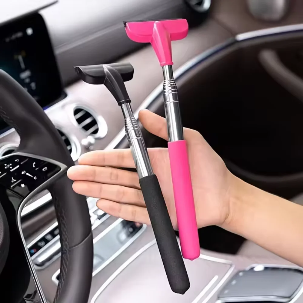 

Ergonomic Handle Telescopic Car Rearview Mirror Wiper Multi Function Windshield Glass Cleaner For Auto Rain Dust Removal