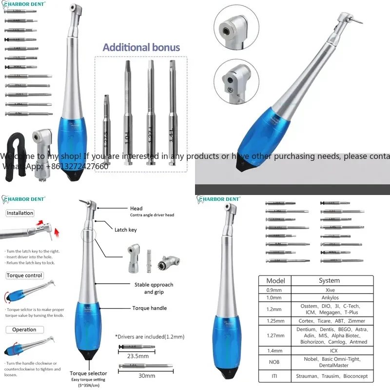 

2026 Torque Wrench Screwer Handpiece Screw Driver