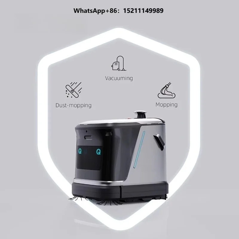 Smart Autonomous Commercial Industrial Floor Sweeping Scrubber Robot Cleaner