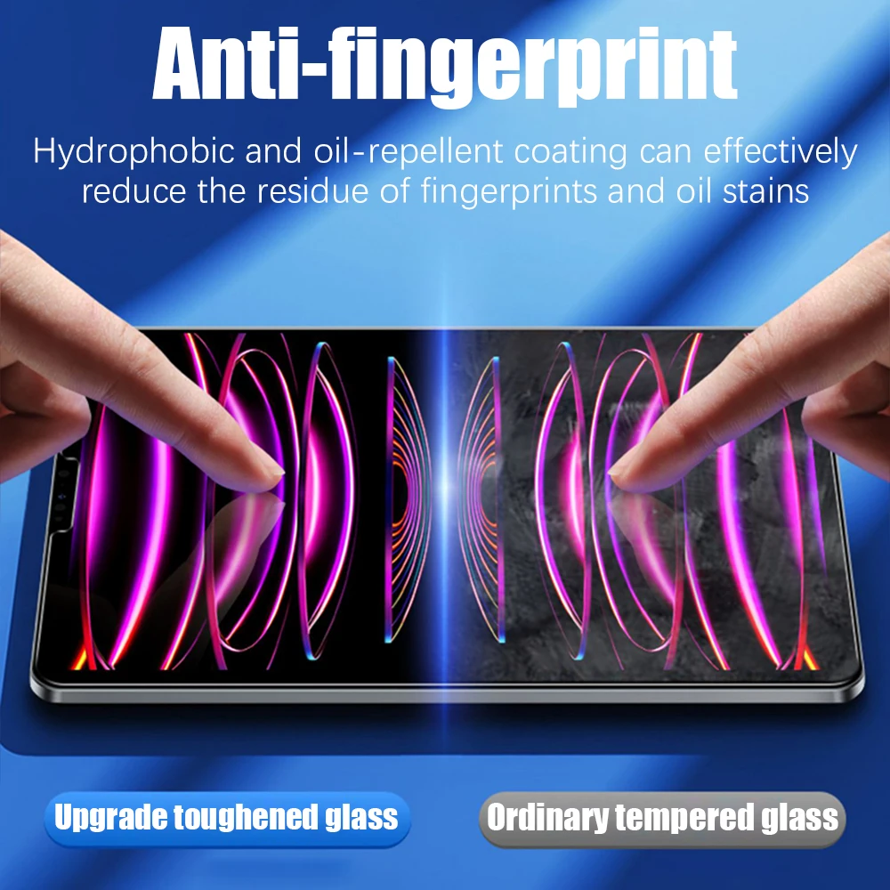 Tempered Glass For Ipad Pro 12.9 11 10th 9th 8th 7th 6th Generation Screen Protector For Ipad  Air 5 4 3 Mini 6 Film Accessories