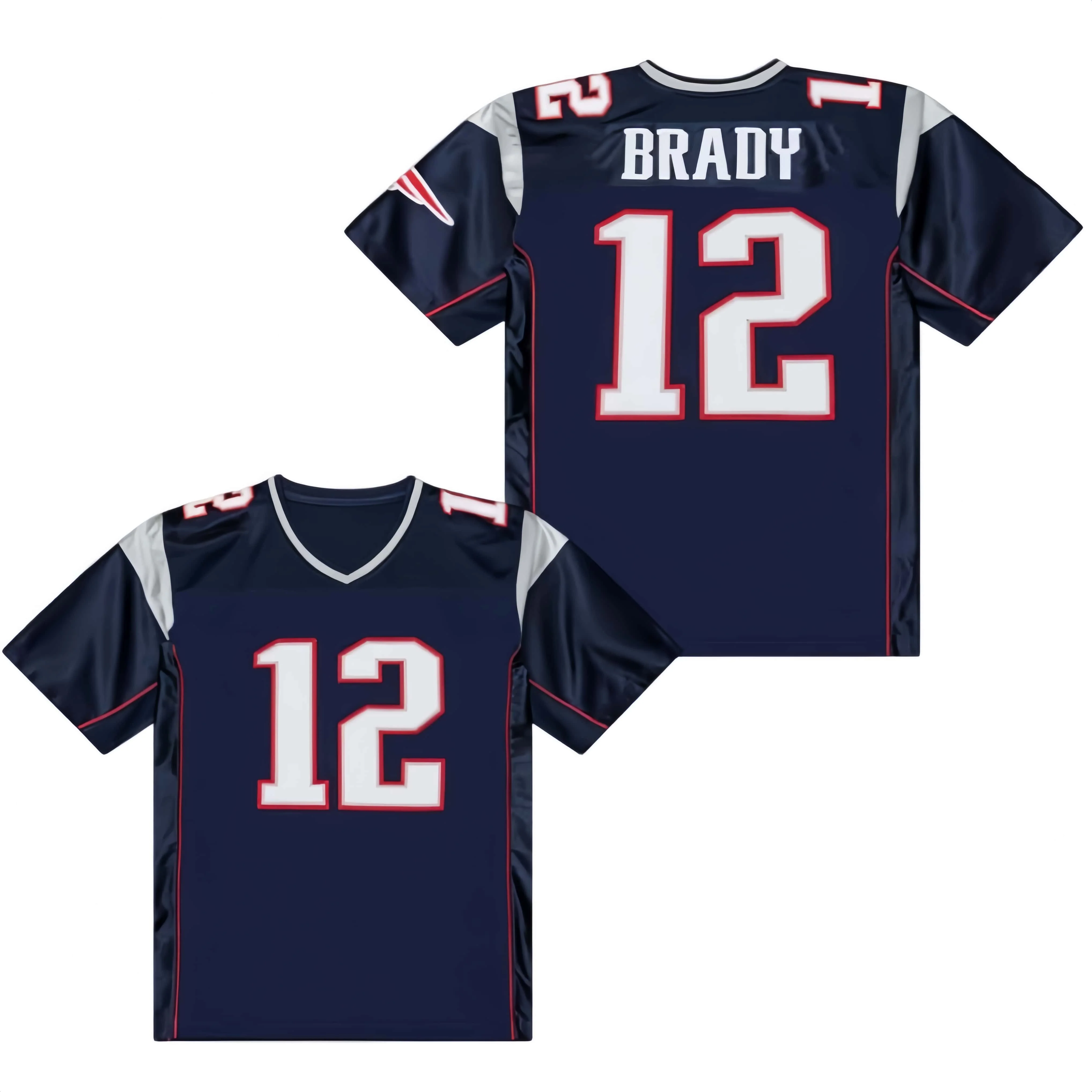 Tom Brady Shirt American Football Men's Breathable T-Shirt Rugby Sports Uniform for Fans 2026 Summer Clothing Quick-dry