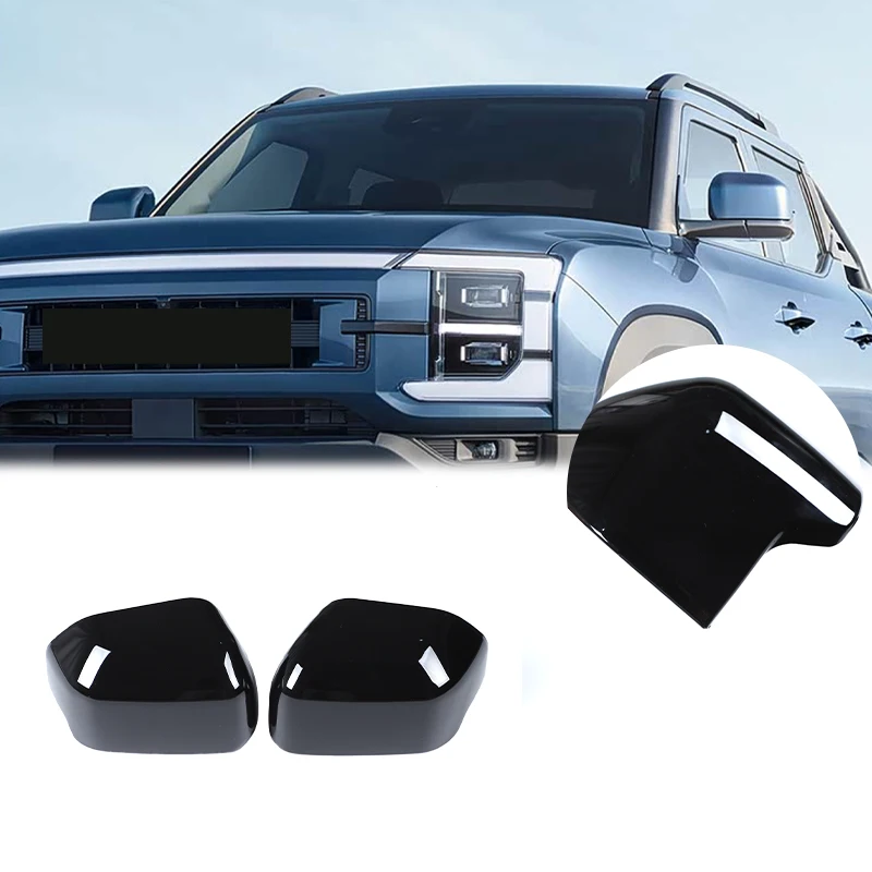For BYD SHARK 6 2024 2025 ABS Side Door Mirror Protective Cover Reversing Mirror Decorative Cover Car Accessories LHD RHD