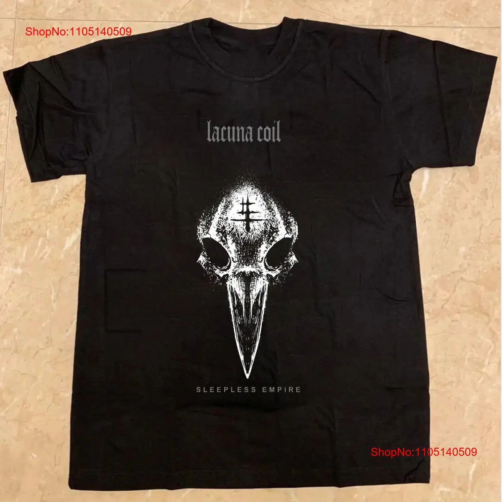 

LACUNA COIL SLEEPLESS EMPIRE Tour ЧЕРНАЯ ХЛОПКОВАЯ ФУТБОЛКА ПОЛНЫЙ РАЗМЕР S 5XL винтажная стираная мягкая дизайнерская одежда Повседневная графика