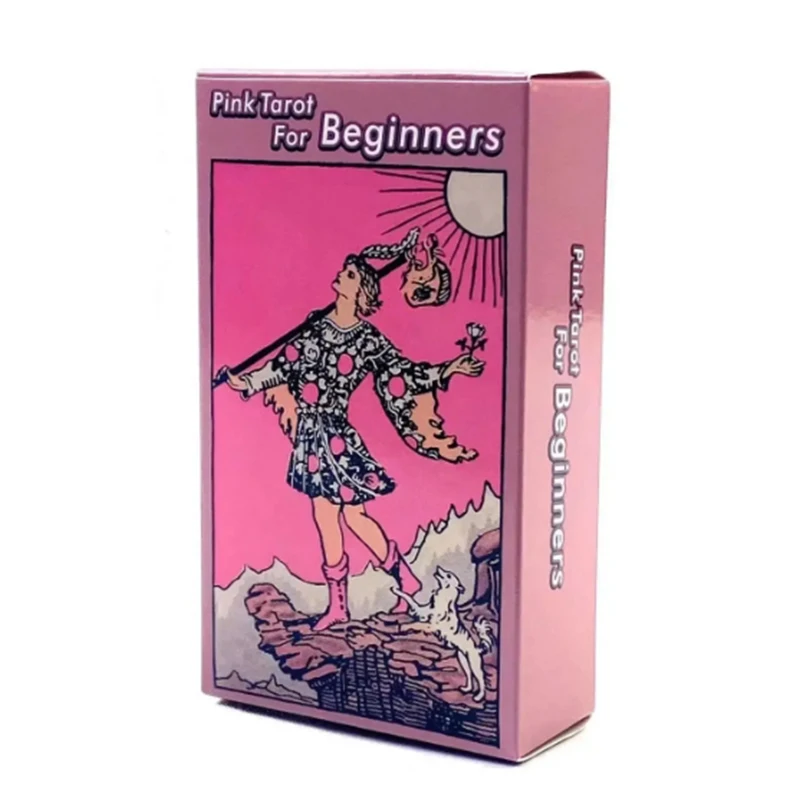 HOT pink tarot for beginners tarot card 78 deck board games Classic oracle deck party table games for women girls gifts