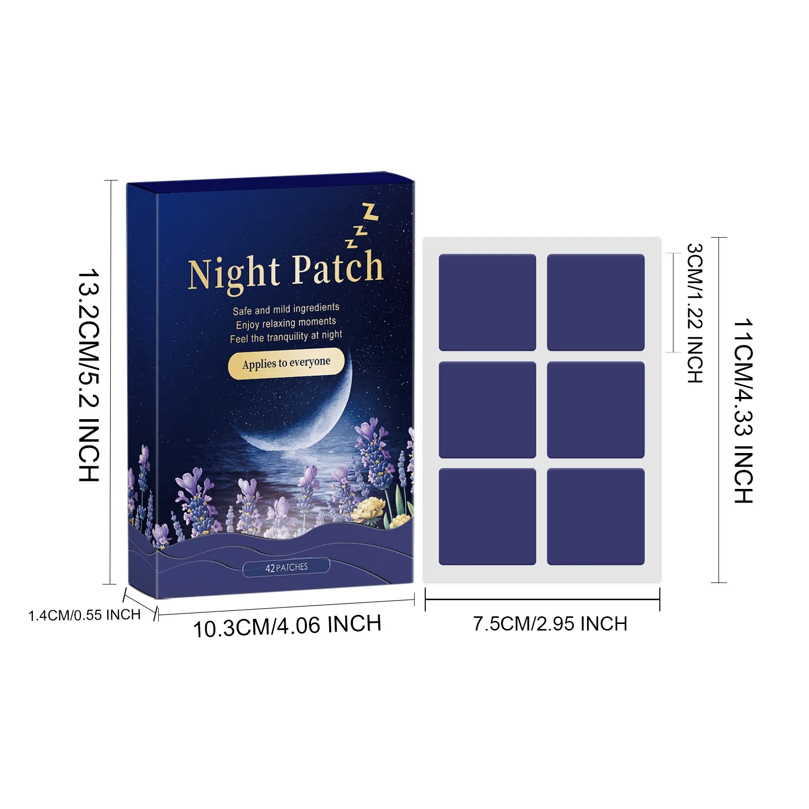 

Sleep Aid Patches Calming Nerve Promote Sleeping Aromatherapy Relieve Stress Anxiety Relaxing Body Insomnia Treatment Stickers