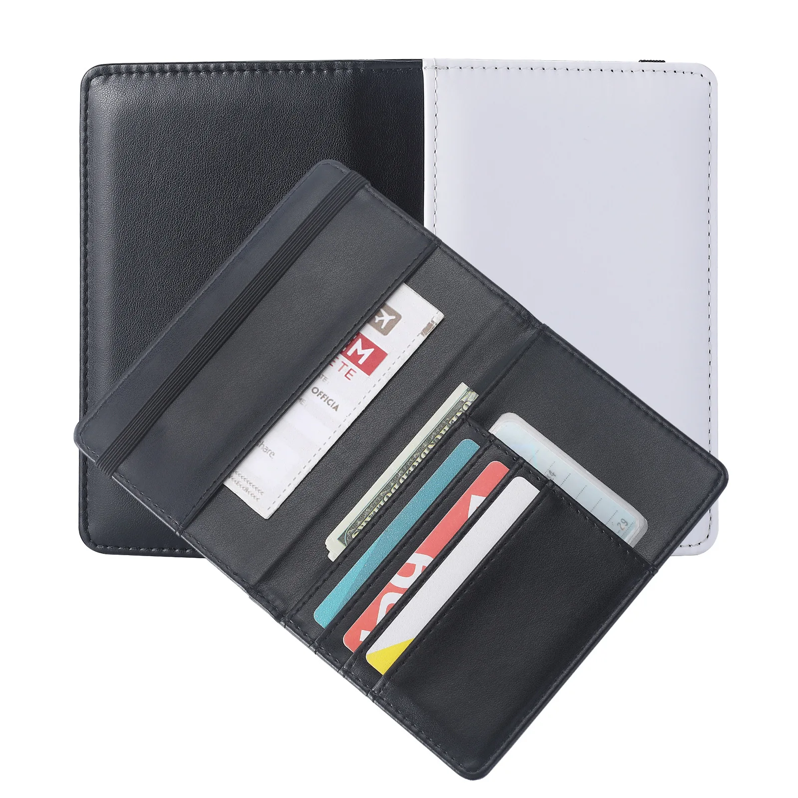 

3PCS Bulk Sublimation Blanks Passport Cover Blank PU Leather Passport Case for Heat Press DIY High Quality Sublimation Products