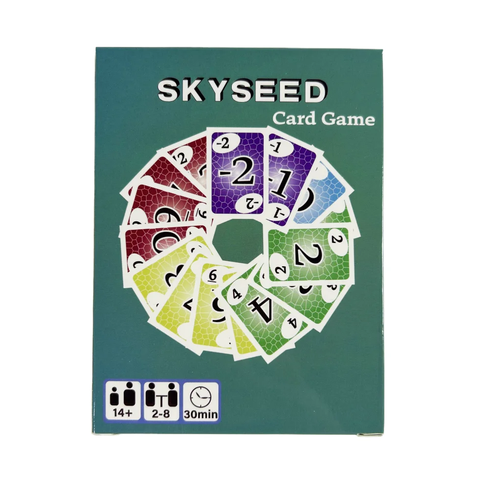 Skyseed Card Game 150 Playing Cards Board Game Deck Fun Exploration Action Edition For Party Playing