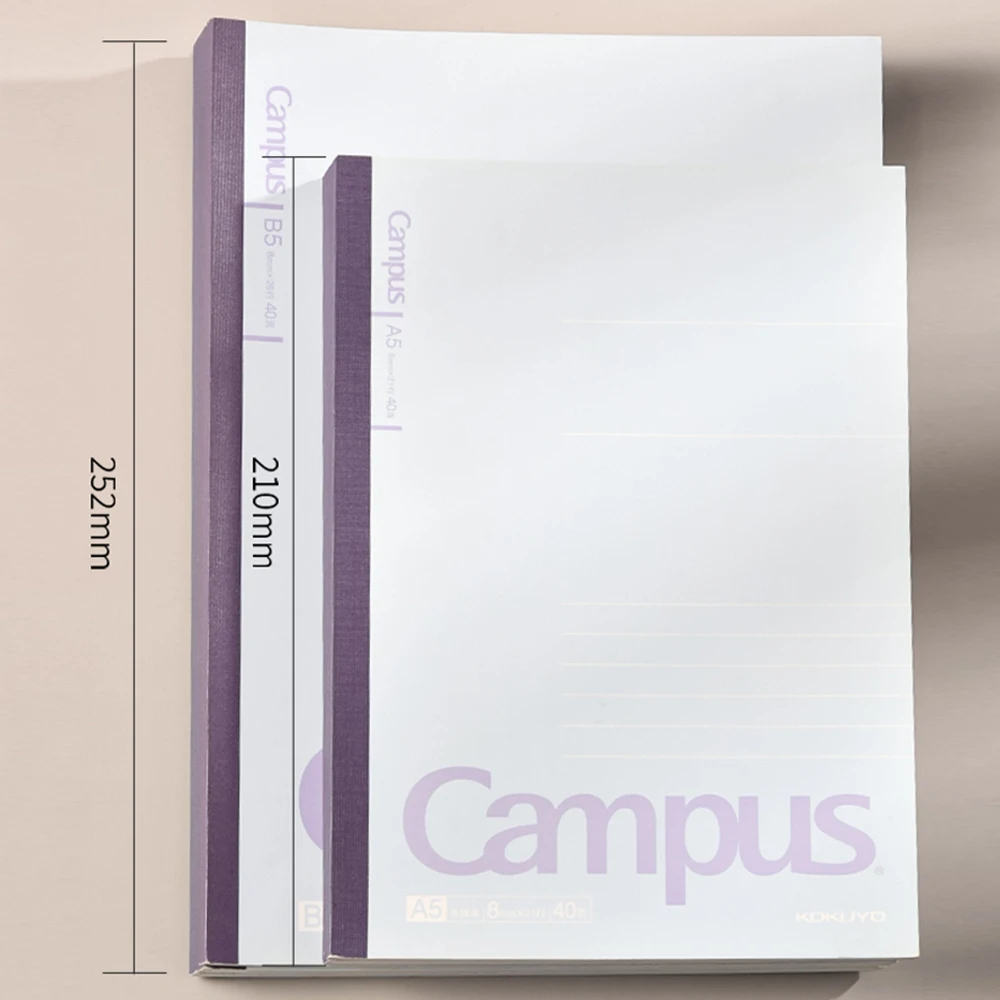 3pcs KOKUYO CAMPUS TOKYO Notebook Flip Coil Notebook Diary Book Wireless Adhesive Dot Line A5/B5 School Stationery