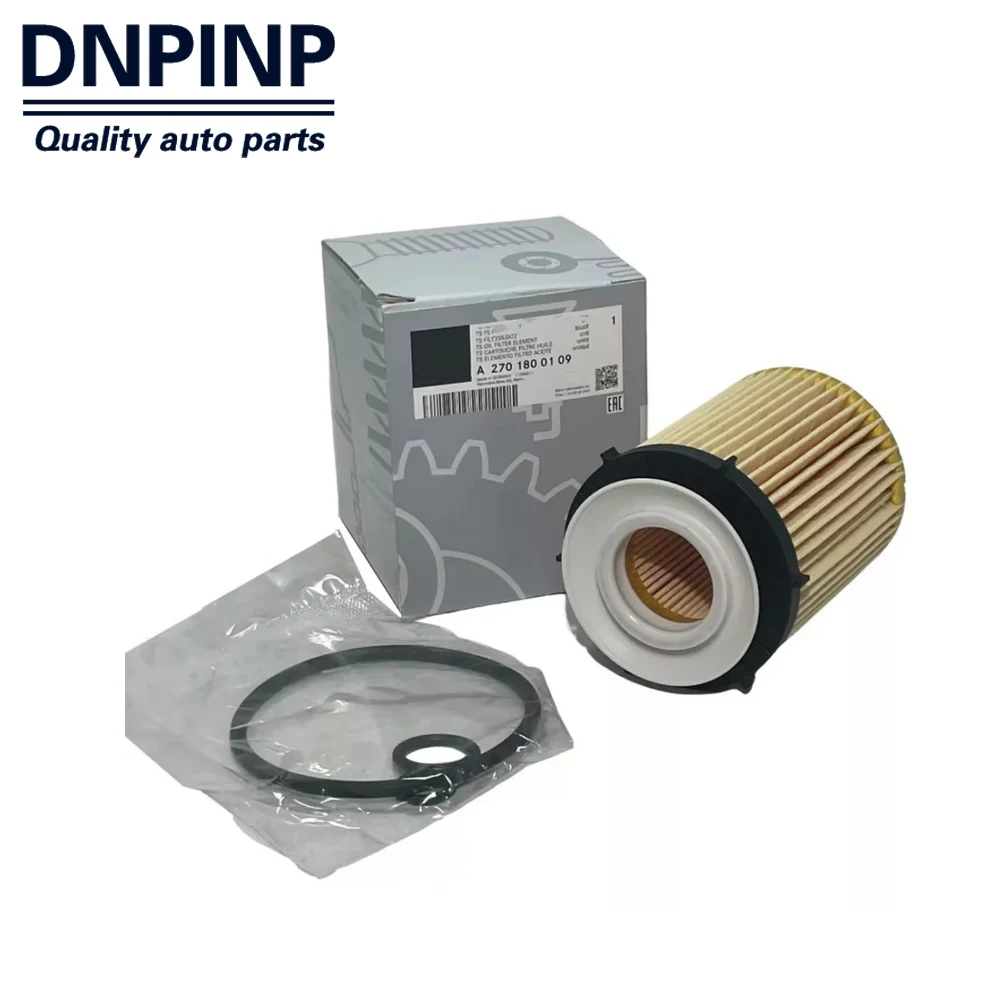 

A2701800109 Комплект автомобильного масляного фильтра для двигателя Mercedes Benz W176 W246 W205 W213 X156 X253 A180 B200 C200 E300 CLA GLA GLC M270 M274