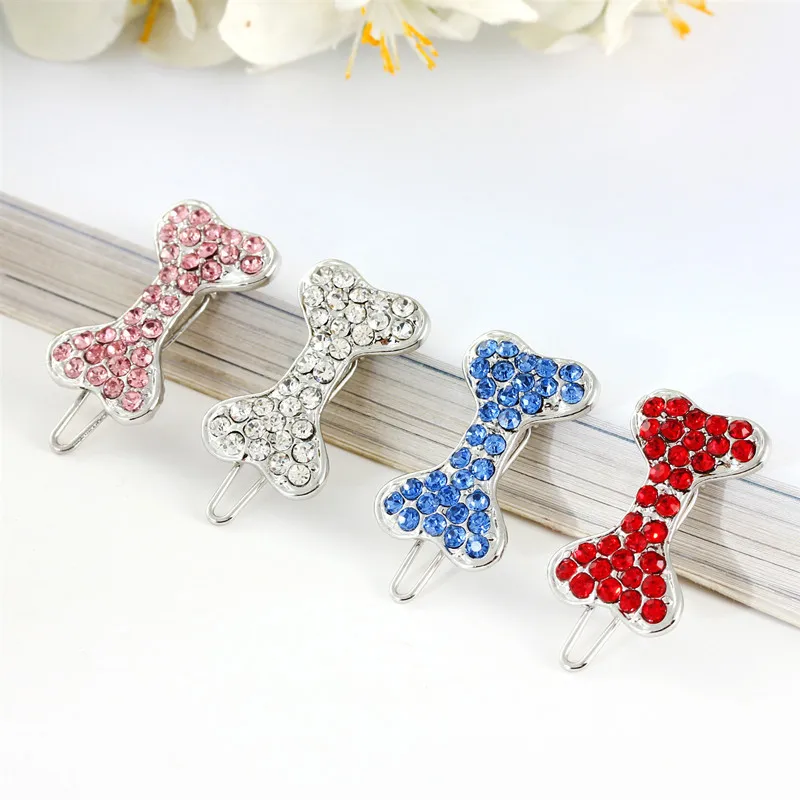 Pinza para el pelo de perro con diamantes de imitación de cristal, accesorios de corona para el cuidado de mascotas para cachorros y gatos,