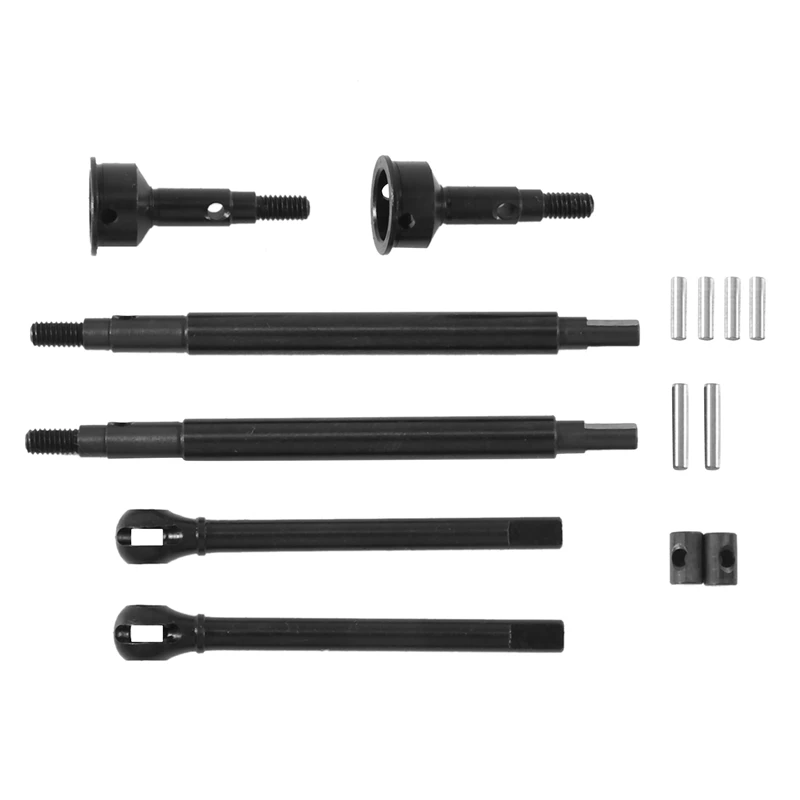 Front And Rear Drive Shaft CVD Driveshaft Hardened Steel Accessories For Traxxas TRX4M 1/18 RC Crawler Car Upgrade Parts