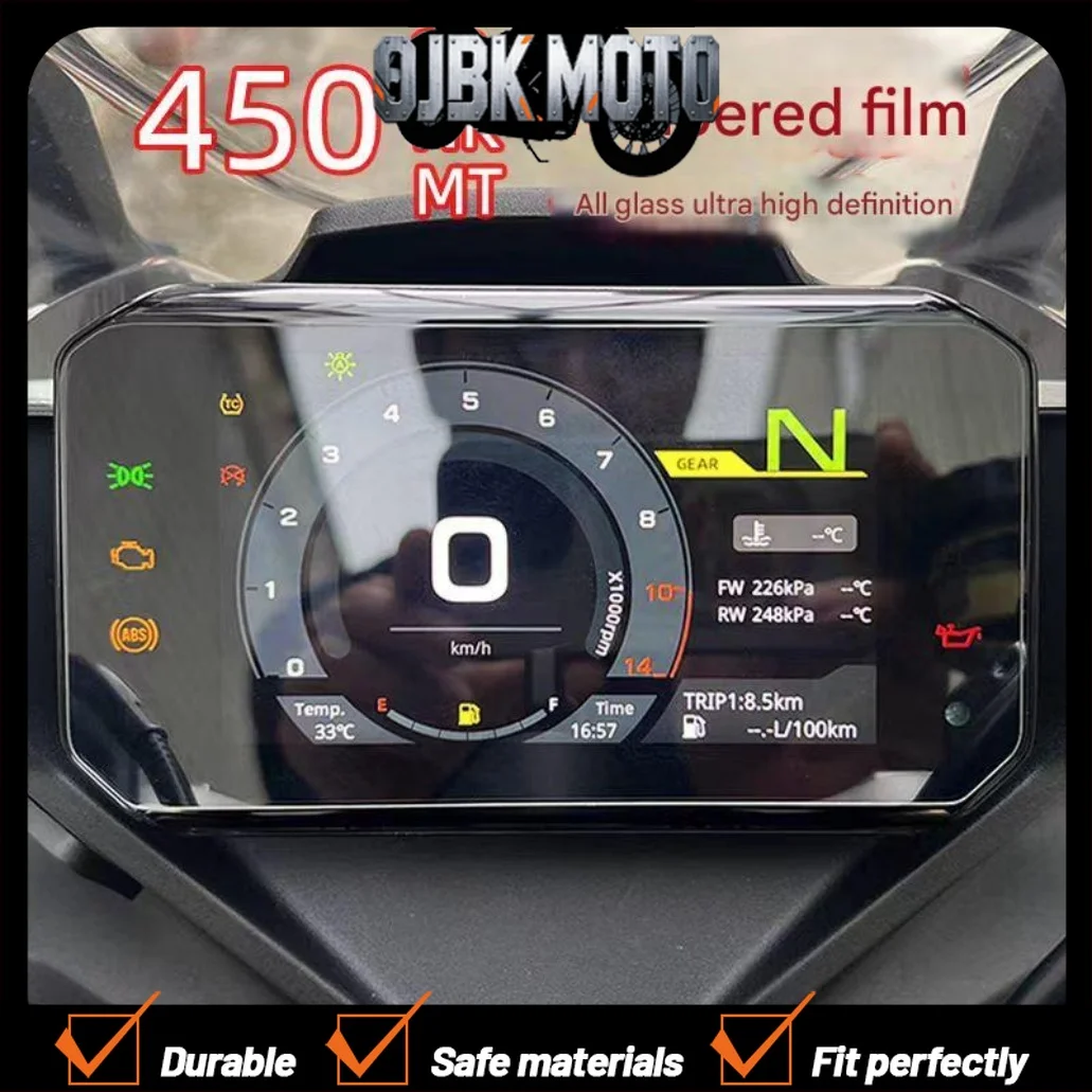 For CFMOTO 450mt instrument film modification tempered film scratch-proof waterproof protective sticker modification accessories