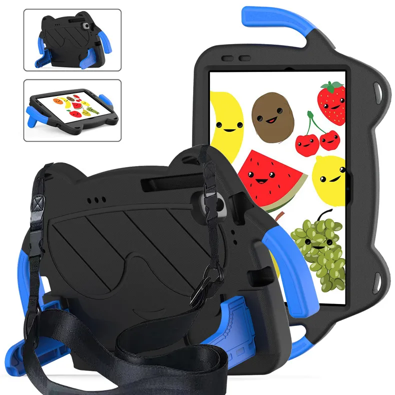 

﻿ ﻿ Детский универсальный чехол-подставка из ЭВА для Samsung Galaxy Tab A9 8,7 дюйма X115 2023, милый чехол Funda для A9 plus A8 10,5 A7 lite 8,7 дюйма