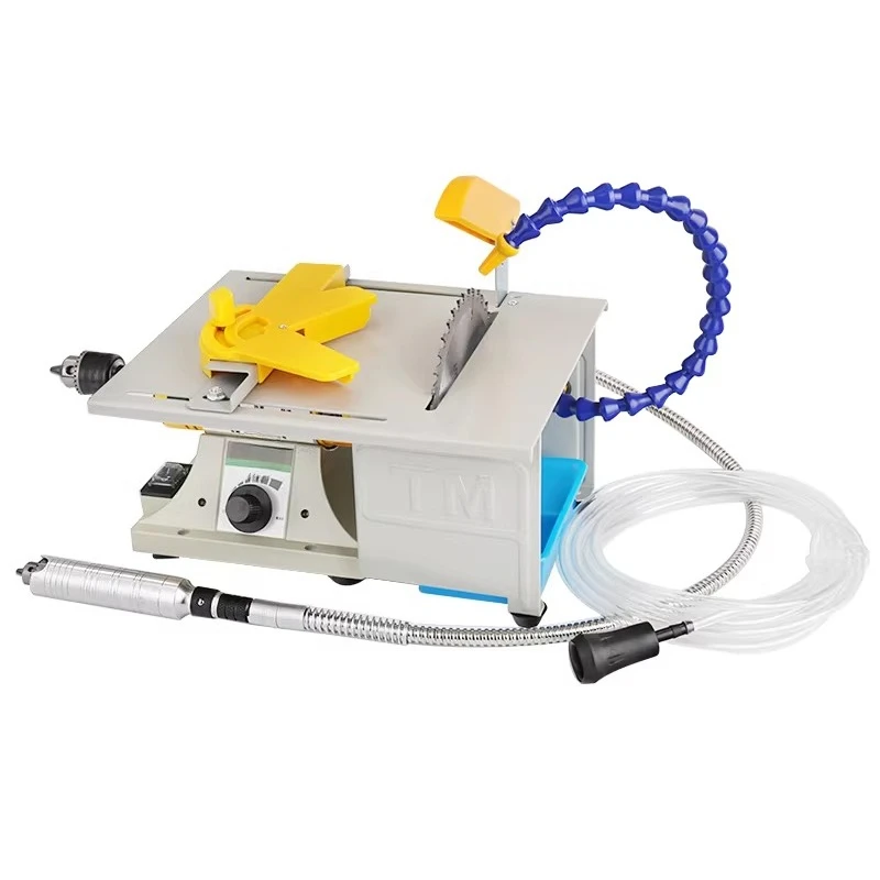 Multifunctional Jade Engraving Machine Table Mill Small Cutting Machine Table Saw Woodworking Grinding Polishing Tool