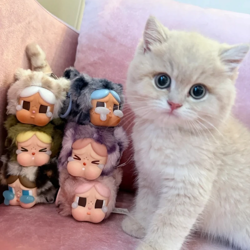 

Spot Crybaby Wild But Cutie Vinyl Plush Pendant Series Blind Box Crybaby Kawaii Mystery Box Action Figure Surprise Keychain Toys