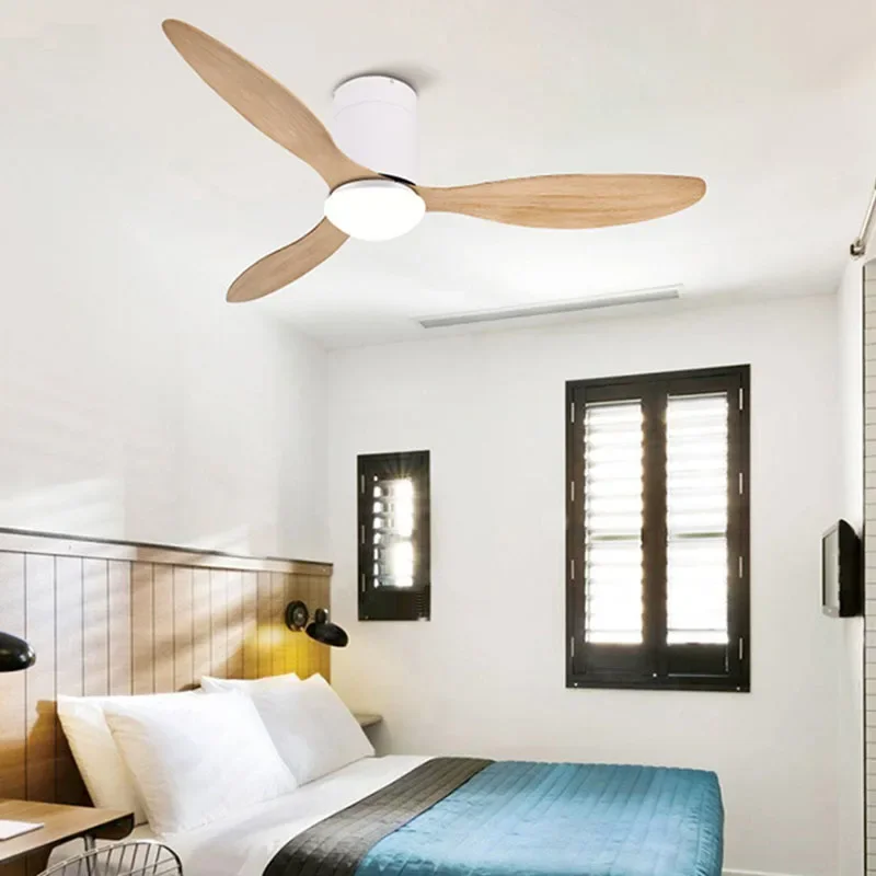 

Modern Ceiling Fan Lights 6 Speeds Timing 42 48 52 Inch ABS Blade Low Floor Decorative Ceiling Fan Lamp Remote Control Home Fan