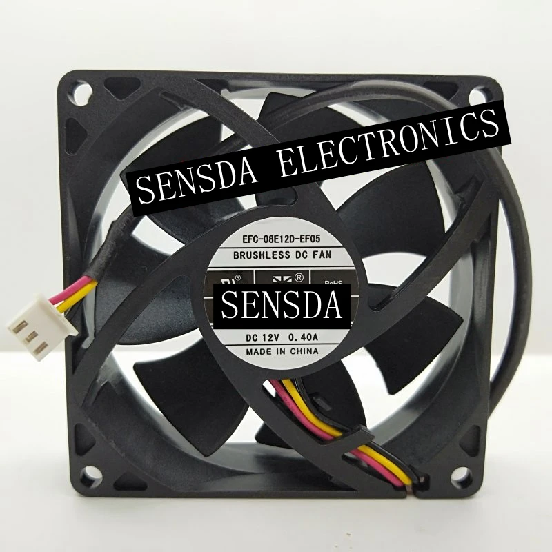 Neues original dwph EFC-08E12D-EF05 8cm 80mm dc 12v 0,5a 80*25mm dreiadriger aufzug inverter lüfter dual kugellager