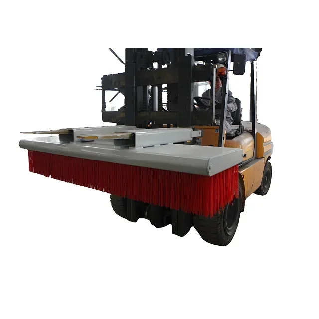 

2024 New And Hot Sale Good Quality Heavy Forklift Accessories Yard Sweeper/Push Broom Road Sweeper Brush For Forklift