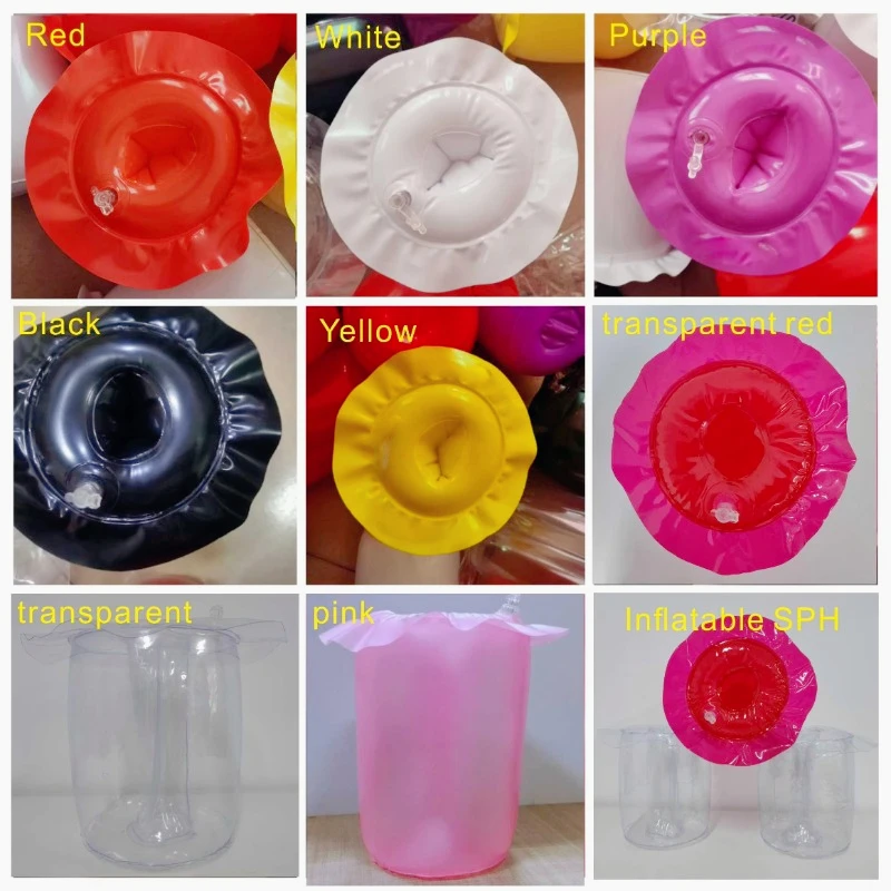 

High quality color transparent PVC toy men's inflatable tools can be customized