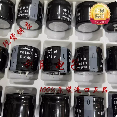

4pcs/lot Japanese original nichicon 400V 220UF 30*25 GN series Filter aluminum electrolytic capacitor free shipping