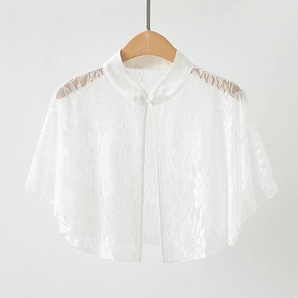 Short Outer Wear Multicolor Chiffon Shawl Breathable Short Tulle Shawl Women Tops Women