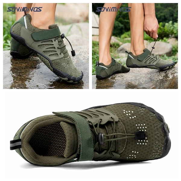 Men And Women's Barefoot Aqua Water Wading Rive Tracing Shoes Couple Sports Sneakers for Swimming Beach Walking Unisex Footwear
