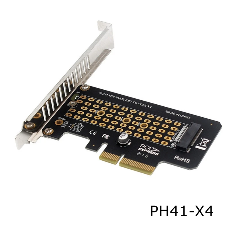 

Quick and Simple SSd Expansion with M.2 NVME to PCIE X4/X8/X16 Riser Expansion Card support pcie 4.0