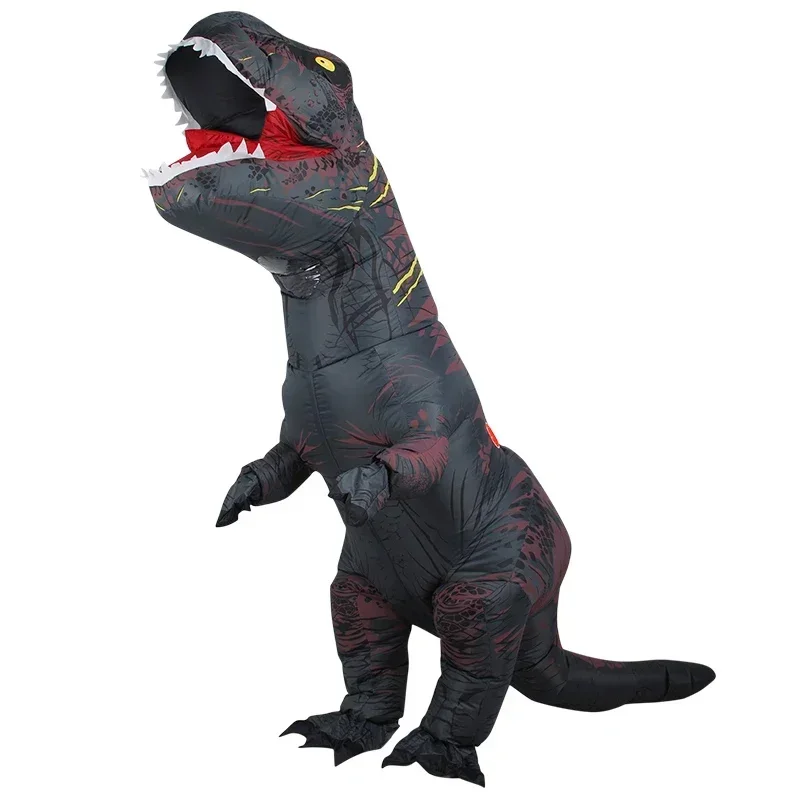 Disfraz de dinosaurio inflable para adultos, disfraz de fiesta, mascota elegante, disfraz de Halloween de animales para hombres, mujeres y niños