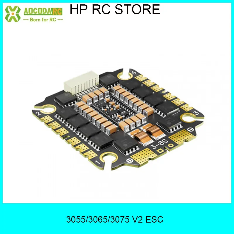 

Aocoda-RC 3055/3065/3075 AM32 32Bit 55A/65A/75A 4-IN-1 ESC With 3-6S/3-8S Lipo Input For FPV RC Drone
