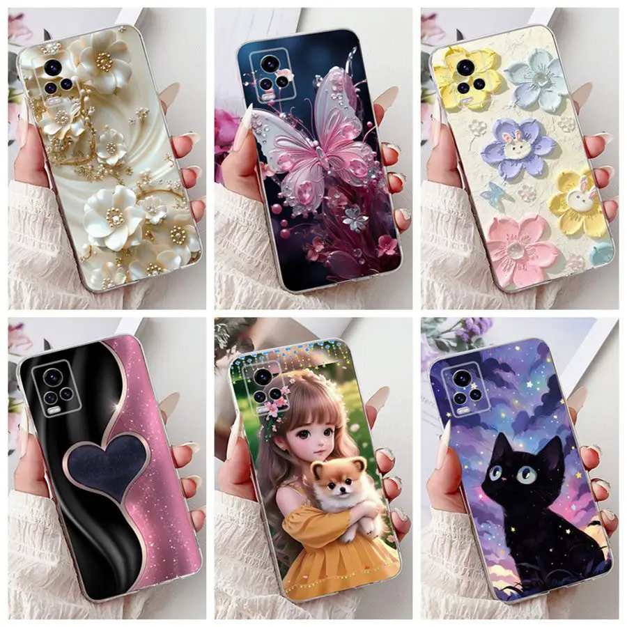 For Vivo V20 SE Phone Case V2020 Cover New design  Butterfly Soft Silicone TPU Coque for VivoV20 V20seV 20 V2025 Funda Shells