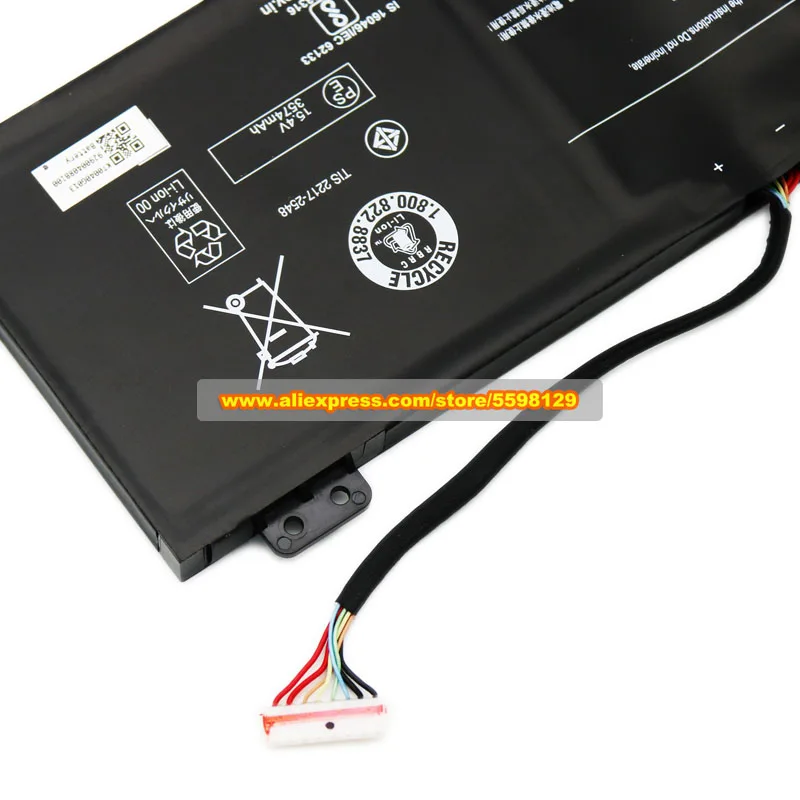 بطارية AP18E8M أصلية لشركة أيسر نيترو 5 AN515 ConceptD 5 CN515 Series Aspire 7 A715-74 حزم بطارية الكمبيوتر المحمول 15.4 فولت 3574 مللي أمبير في الساعة