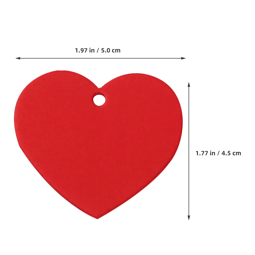 300 Pcs Ribbon Love Card Craft Tags with Envelope Heart Shaped Paper Blank Cards