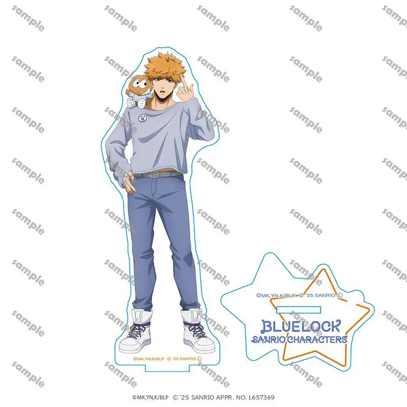 أنيمي الأزرق قفل Itoshi رين Bachira Meguru Mikage Reō الاكريليك حامل الملحقات جمع الشكل سطح المكتب الحلي هدية