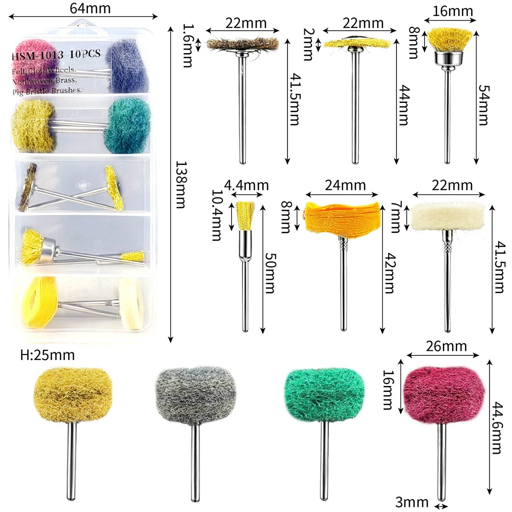 Nylon Fiber Disc Wheel Set For Metal Stainless Steel Rust Removal Grinding Polishing Electric Drill Grinder Power Tool Supplies