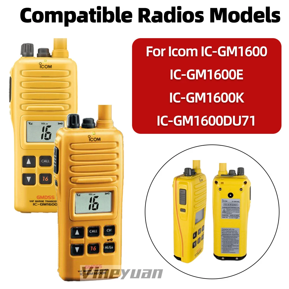 NEW 9.0V 3000mAh ICOM BP-234 Disposable Reserve Battery for Icom IC-GM1600, IC-GM1600E, IC-GM1600K  GM1600DU71 Two Way Radios