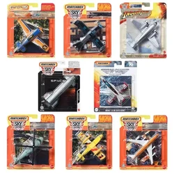 Original Matchbox Car 1/64 Diecast Sky Buster MBX Stunt Plane Space X P38 Lightning Vehicle Model Toys for Boys Collection Gift