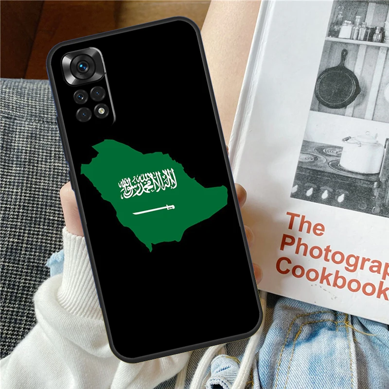 المملكة العربية السعودية العلم ل Xiaomi Redmi ملاحظة 14 10 11 12 13 برو 11S 12S جراب هاتف ل Redmi 15C 13C 12C 10C 14C 15 #3