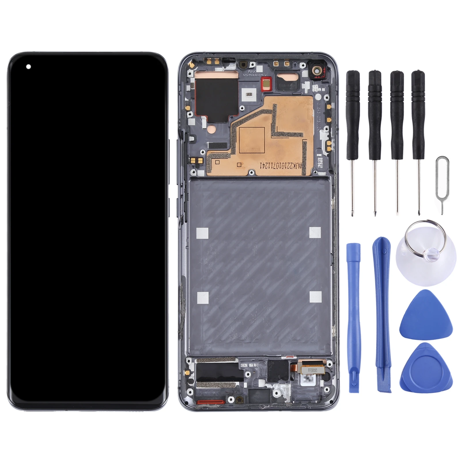 Original LCD Screen for Xiaomi Mi 11 M2011K2C, M2011K2G Digitizer Full Assembly with Frame Phone Display Repair Spare Part