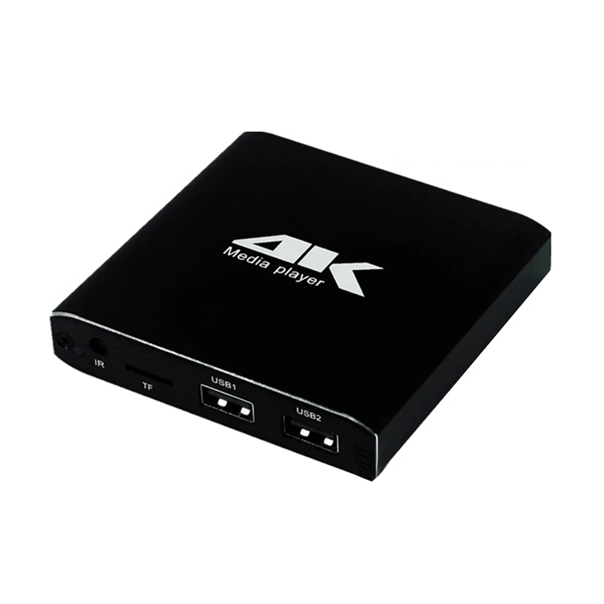 Multimedia Player 4K H.265 Advertising Player Auto Loop Playback with TF/AV/HDMI/USB Disk 1080P HD Media Player,EU Plug