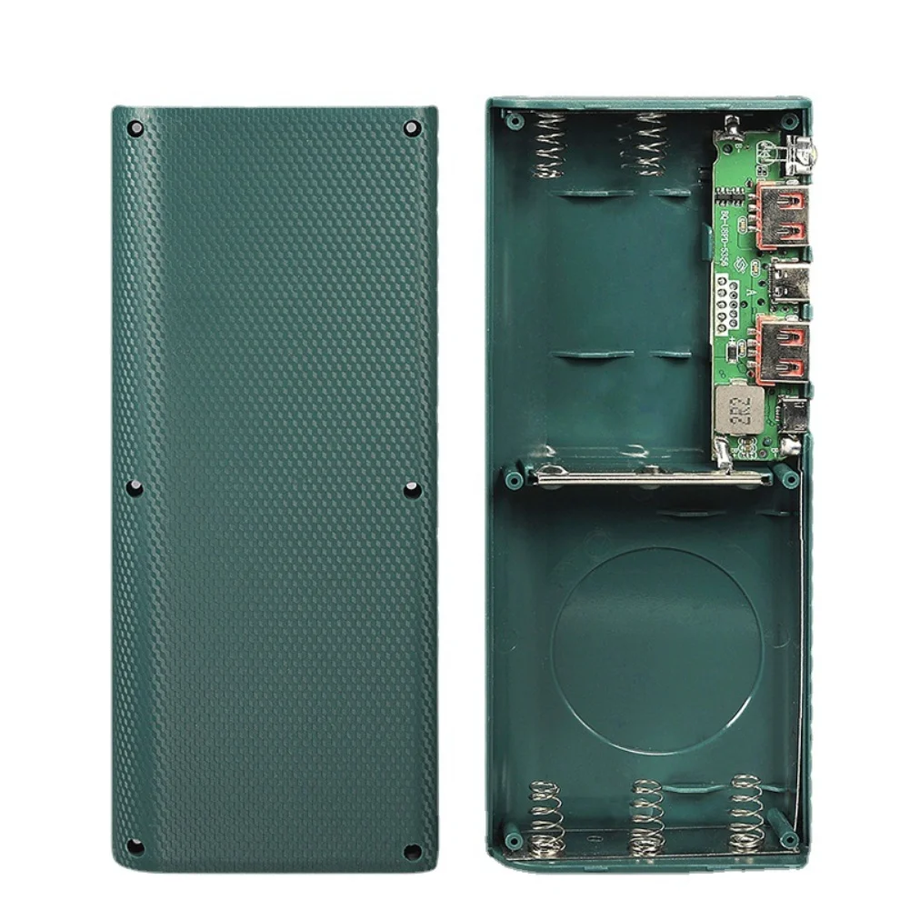 

1 шт. держатель для аккумулятора 5 В 2,1 А 5 шт. 21700 держатель для зарядки аккумулятора с плоской головкой коробка Power Bank-футляр USB-порт без аккумуляторов