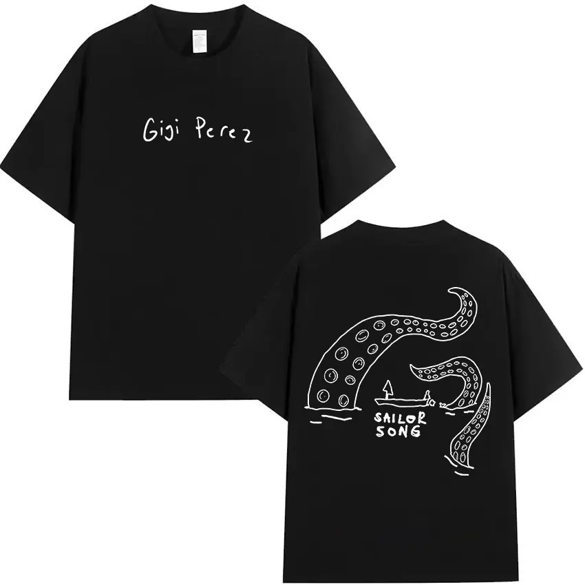 

Gigi Perez Sailor Song Tour 2025 New T-Shirt Men Women Cotton Casual Short Sleeve T-shirts Harajuku Fashion High Quality T Shirt