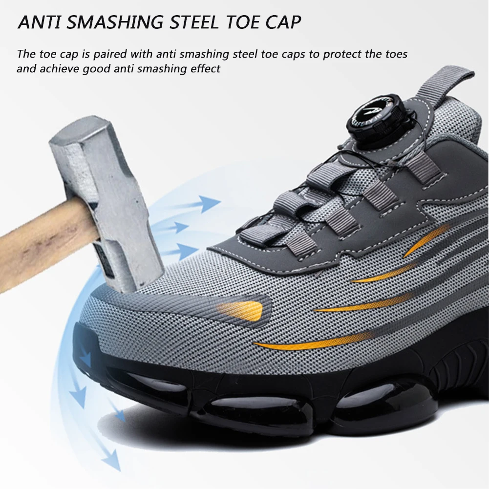 Легкая дышащая защитная обувь повышенного комфорта, дышащая для промышленной установки