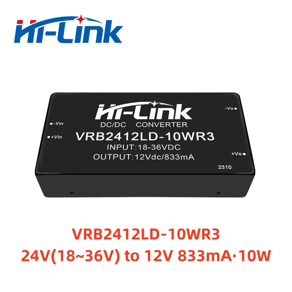 Hilink 18-36V input 5V/12V/15V/24V output DC DC Step Down Power Supply Module VRB2405LD-10WR3 VRB2412LD-10WR3 DC DC Converter