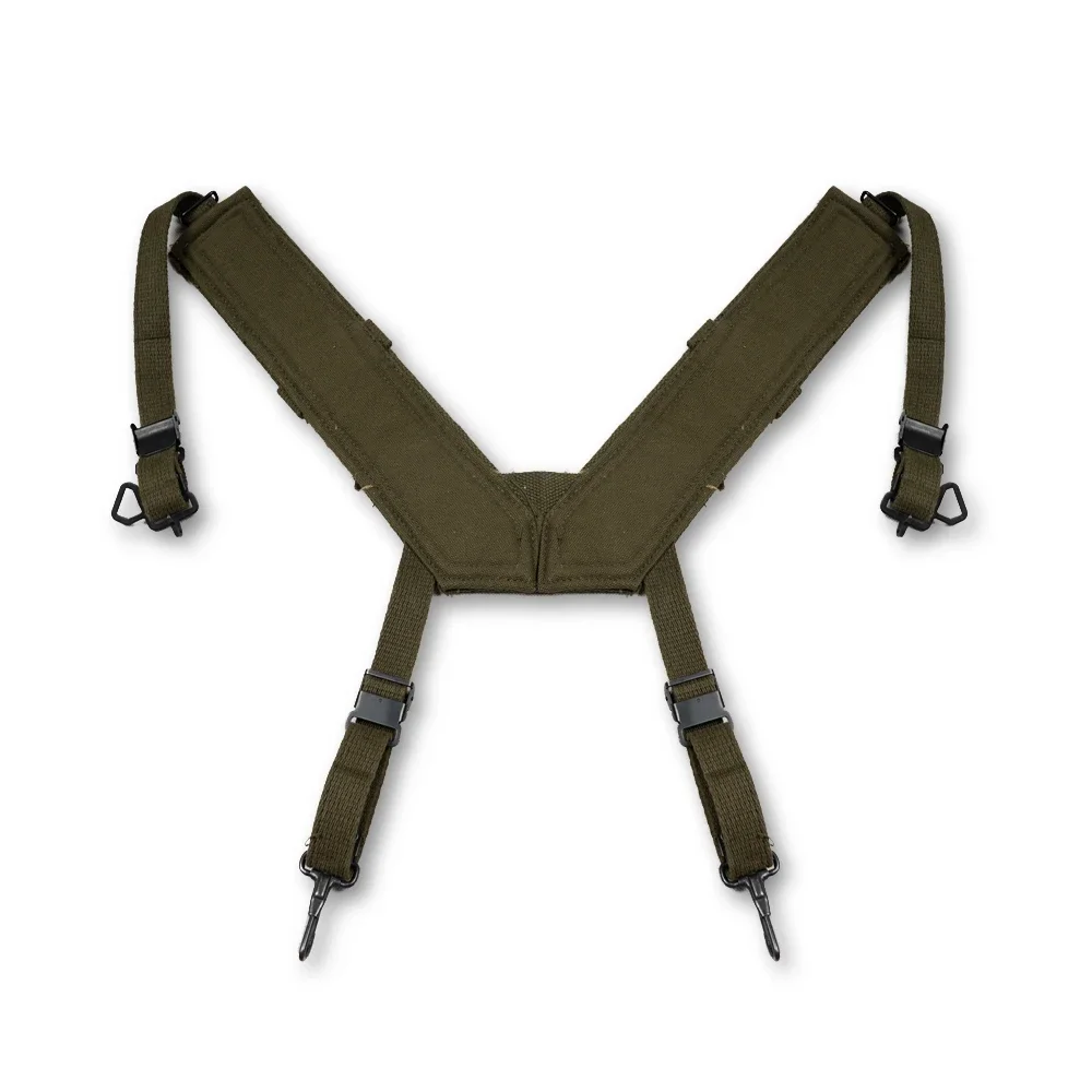 World War II M1956 Shoulder Belt H Type Outdoor Equipment Combination Set American Soldier Equipment Baps