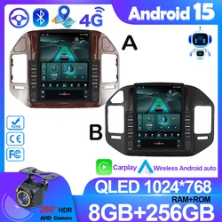 9.7 Inch Car Radio For Mitsubishi Pajero V60 V68 V73 1999 - 2006 Multimedia Video Player Bluetooth Carplay Stereo GPS Head Unit