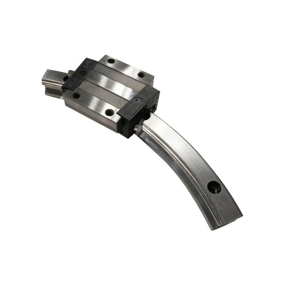 ISO Standard Linear Guide and Block HCR35 HCR45 HCR55 HCR65 Curved Linear Guide Rail Slide Track Motorized Linear Guide Block