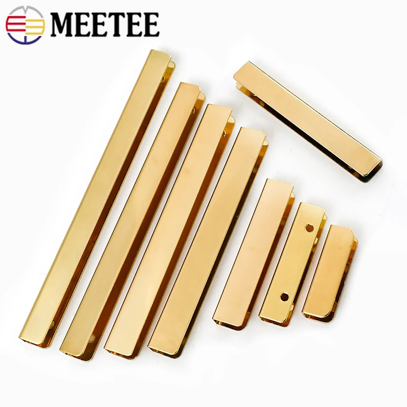 

5Pcs 3-25cm Metal Edge Protector Buckle Handbag Side Decoration Strip Bag Strap Screw Clips Buckles DIY Hardware Accessories